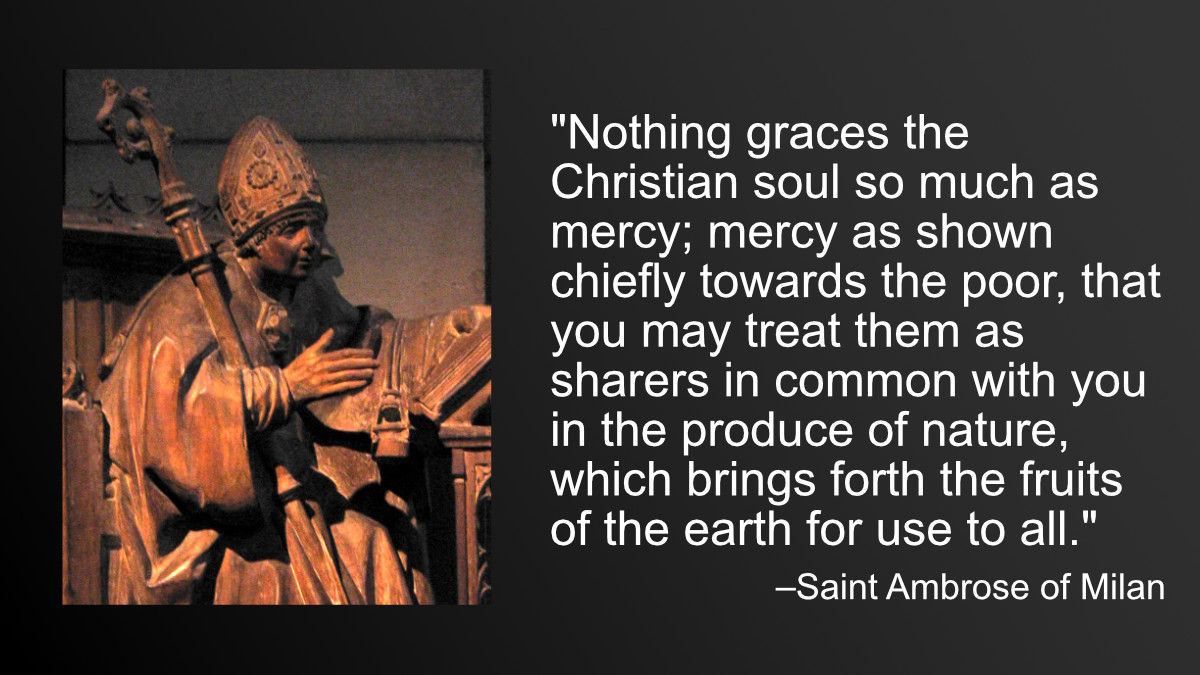 Daily Catholic Quote Saint Ambrose Of Milan Integrated Catholic Life