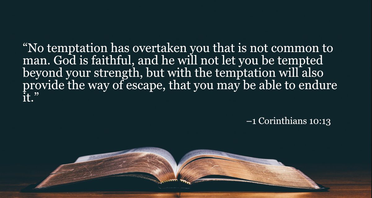 Your Daily Bible Verses — 1 Corinthians 10:13