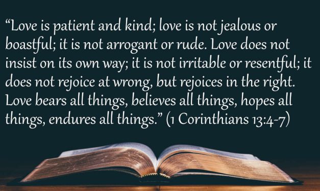 Your Daily Bible Verses — 1 Corinthians 13:4-7