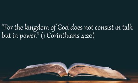 Your Daily Bible Verses — 1 Corinthians 4:20