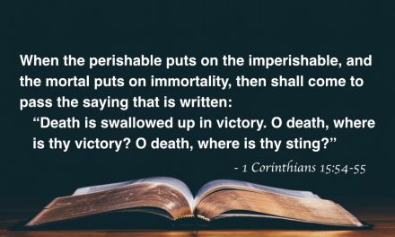 Your Daily Bible Verses — 1 Corinthians 15:54-55