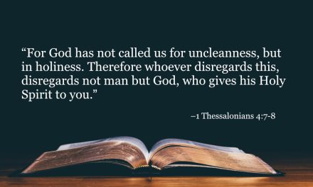 Your Daily Bible Verses — 1 Thessalonians 4:7-8