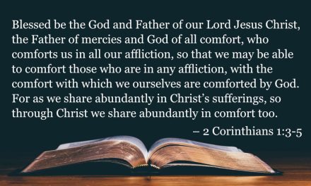 Your Daily Bible Verses — 2 Corinthians 1:3-5