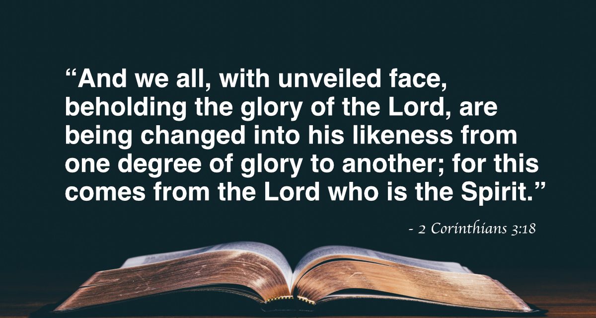 Your Daily Bible Verses — 2 Corinthians 3:18