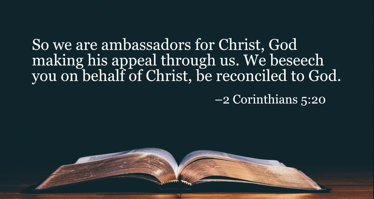 Your Daily Bible Verses — 2 Corinthians 5:20