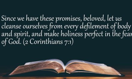 Your Daily Bible Verses — 2 Corinthians 7:1
