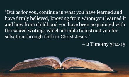 Your Daily Bible Verses — 2 Timothy 3:14-15