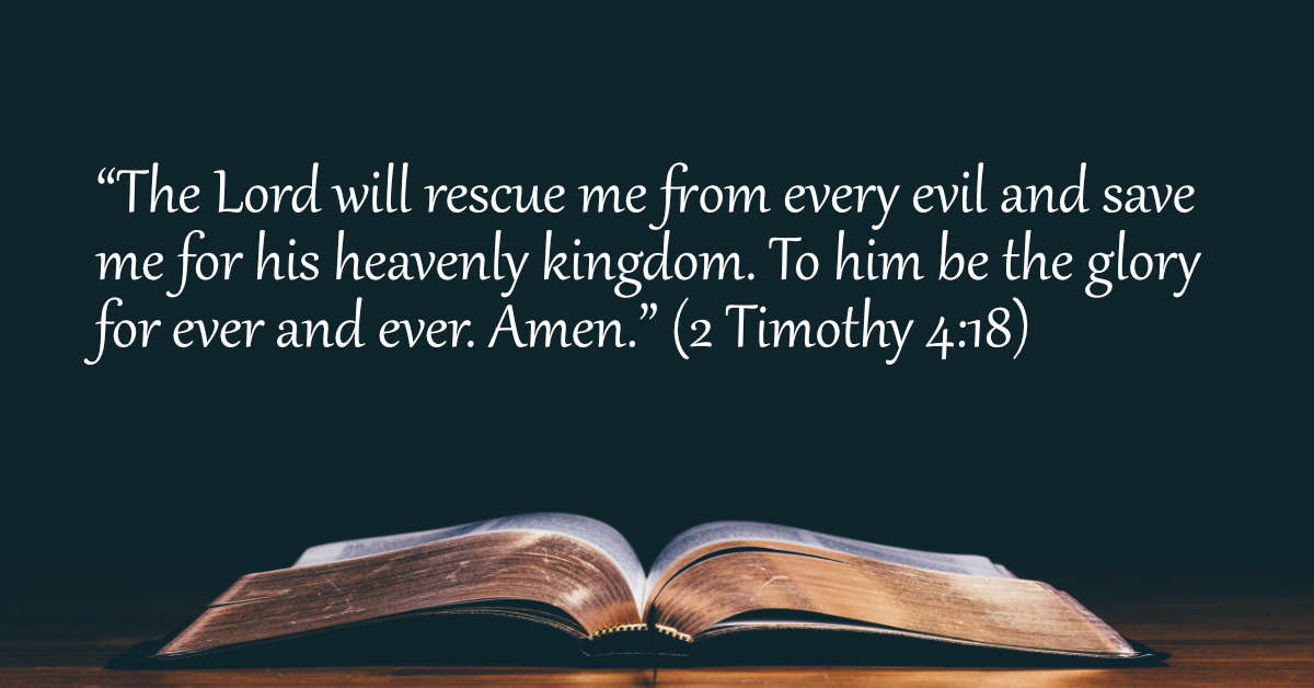 Your Daily Bible Verses — 2 Timothy 4:18