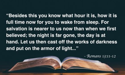 Your Daily Bible Verses — Romans 13:11-12