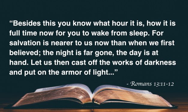 Your Daily Bible Verses — Romans 13:11-12