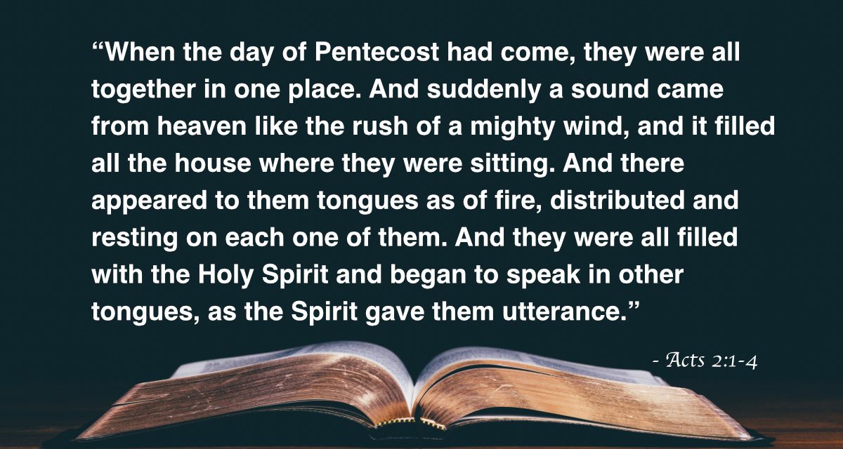 Your Daily Bible Verses — Acts 2:1-4