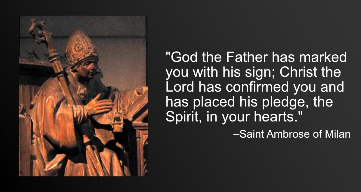 Daily Quote — Saint Ambrose of Milan