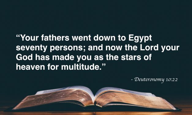 Your Daily Bible Verses — Deuteronomy 10:22
