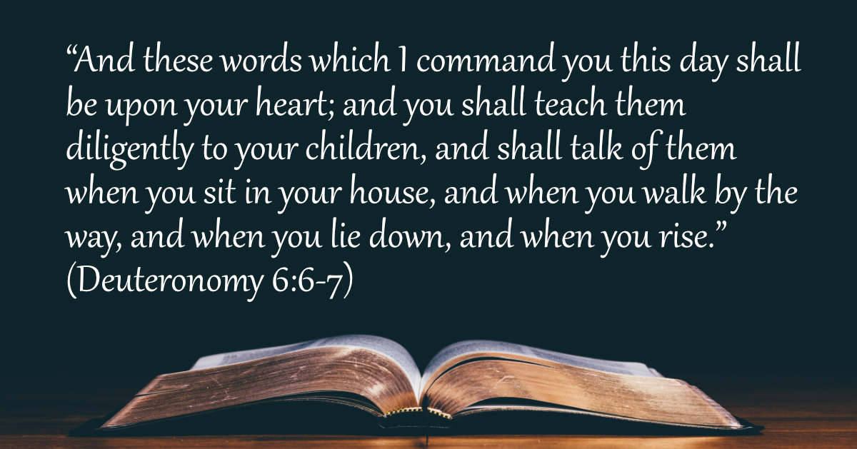 Your Daily Bible Verses — Deuteronomy 6:6-7