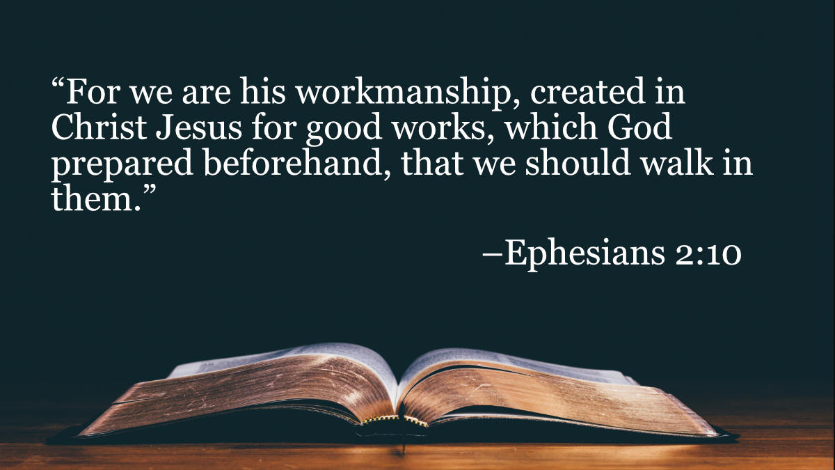 Ephesians 2:10 - Bible Verse (Kjv) - Dailyverses.Net: A Reminder Of God ...