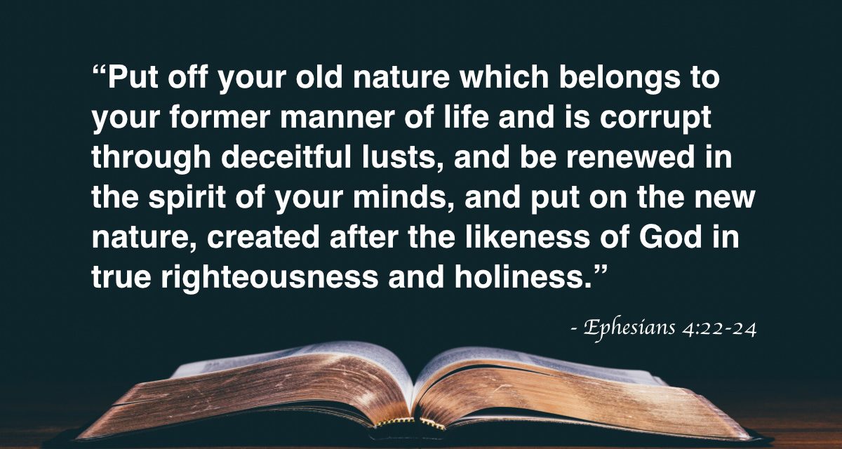 Your Daily Bible Verses — Ephesians 4:22-24