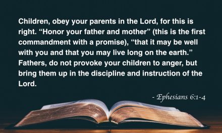 Your Daily Bible Verses — Ephesians 6:1-4