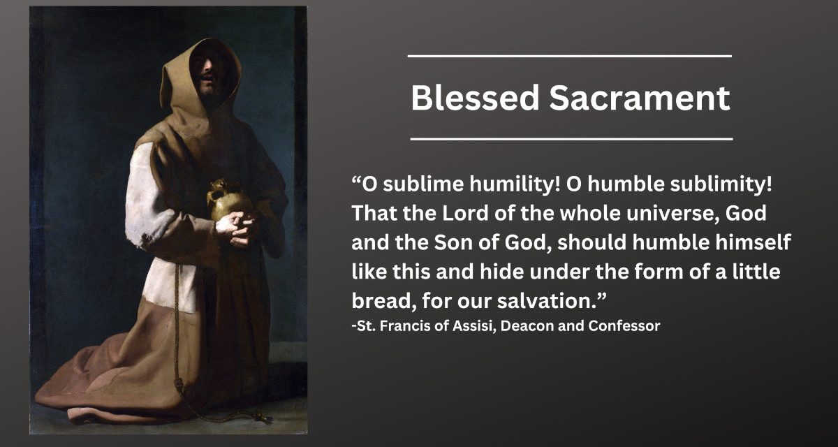 Daily Catholic Quote — Saint Francis of Assisi