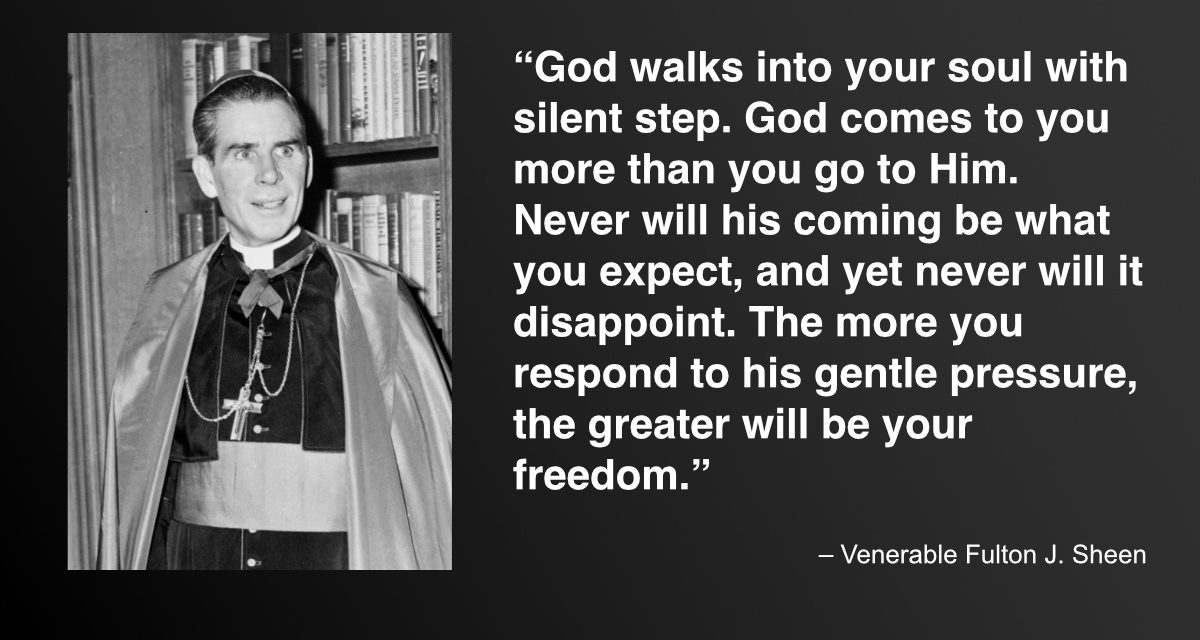 Daily Quote — Venerable Fulton J. Sheen