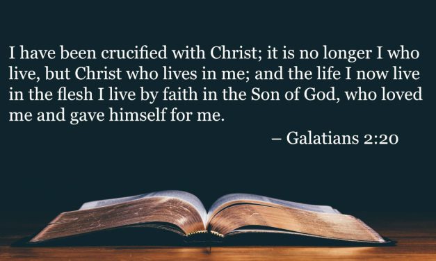 Your Daily Bible Verses — Galatians 2:20