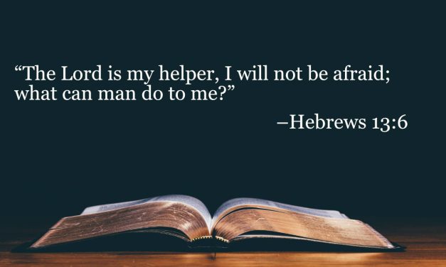 Your Daily Bible Verses — Hebrews 13:6