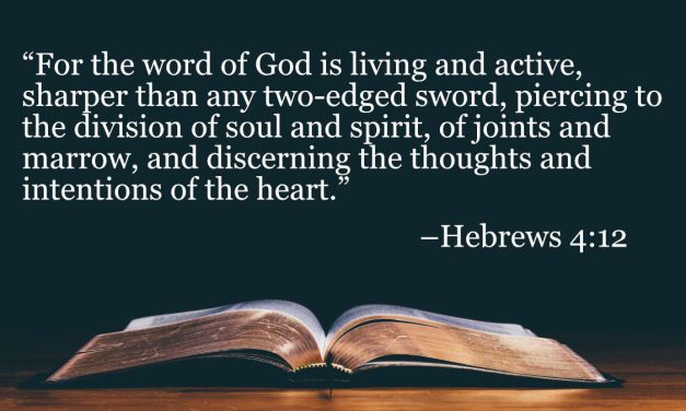 Your Daily Bible Verses — Hebrews 4:12