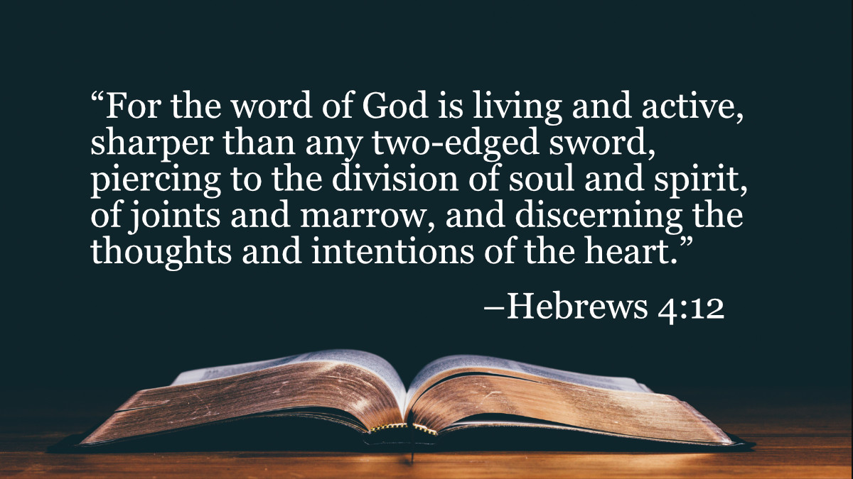 Your Daily Bible Verses Hebrews 4 12 Integrated Catholic Life 