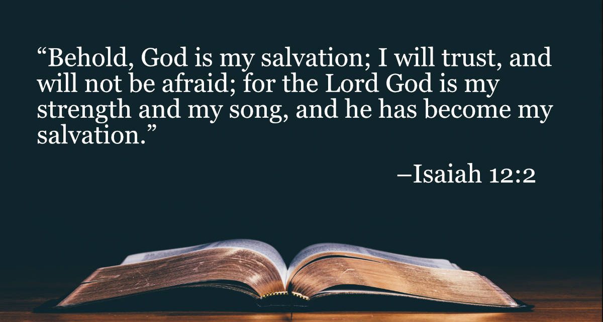 Your Daily Bible Verses — Isaiah 12:2