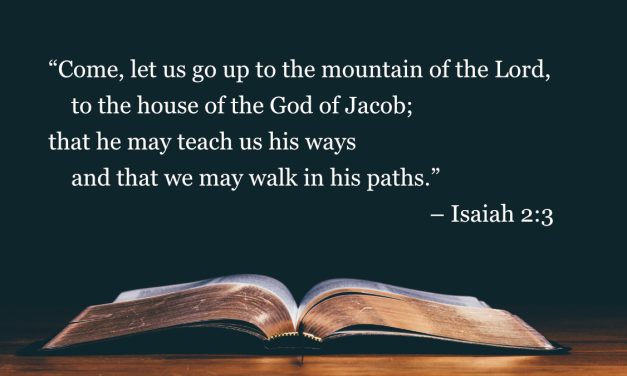 Your Daily Bible Verses — Isaiah 2:3