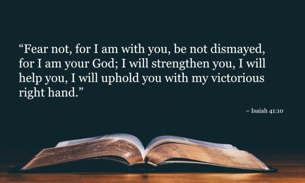 Your Daily Bible Verses — Isaiah 41:10