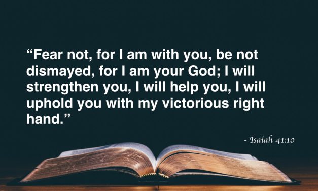Your Daily Bible Verses — Isaiah 41:10