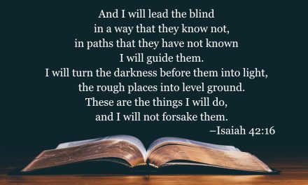 Your Daily Bible Verses — Isaiah 42:16