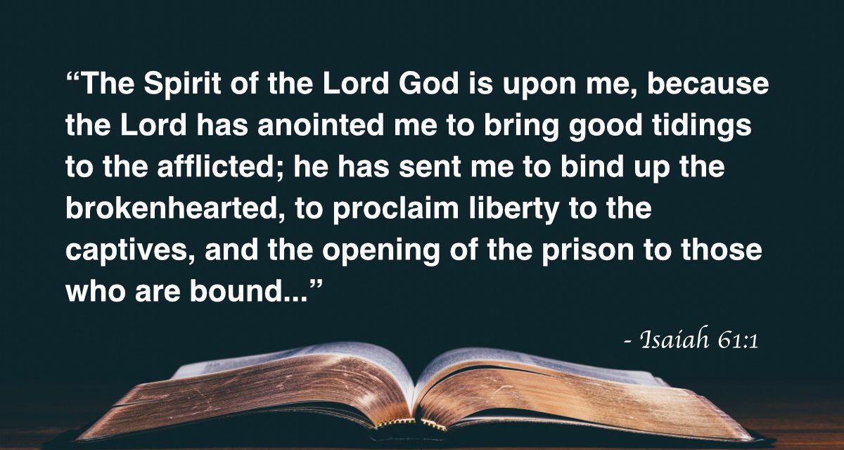 Your Daily Bible Verses — Isaiah 61:1