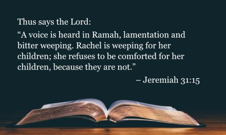 Your Daily Bible Verses — Jeremiah 31:15