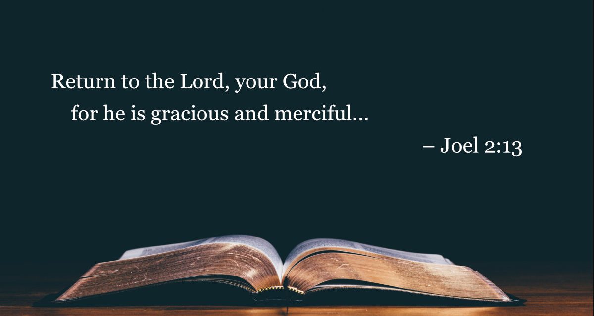 Your Daily Bible Verses — Joel 2:13