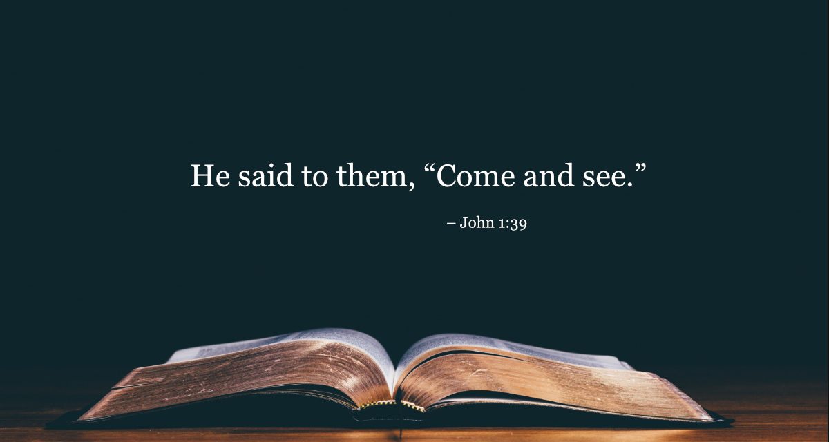 Your Daily Bible Verses — John 1:39