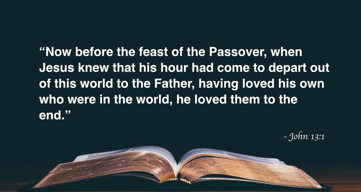 Your Daily Bible Verses — John 13:1