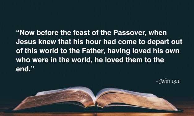 Your Daily Bible Verses — John 13:1