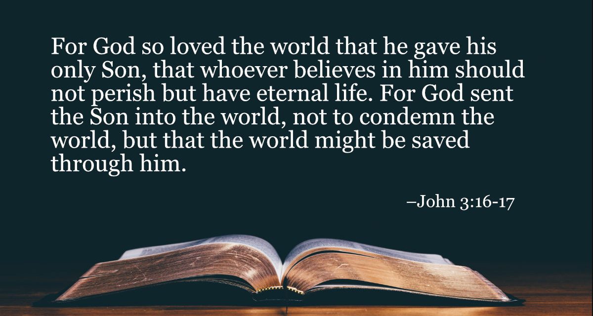 Your Daily Bible Verses — John 3:16-17