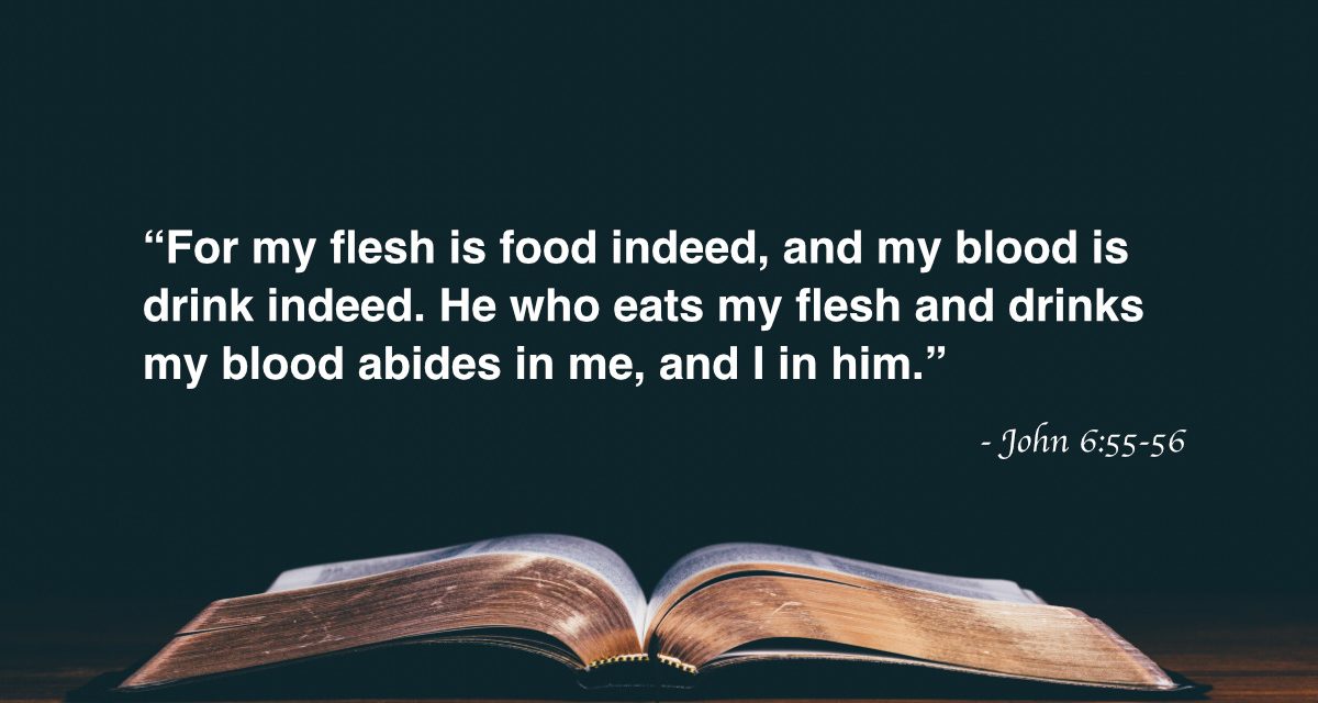 Your Daily Bible Verses — John 6:55-56