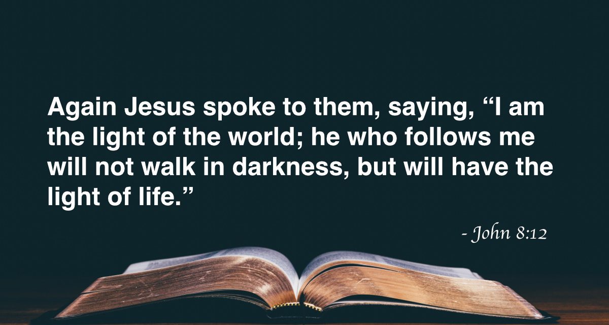 Your Daily Bible Verses — John 8:12
