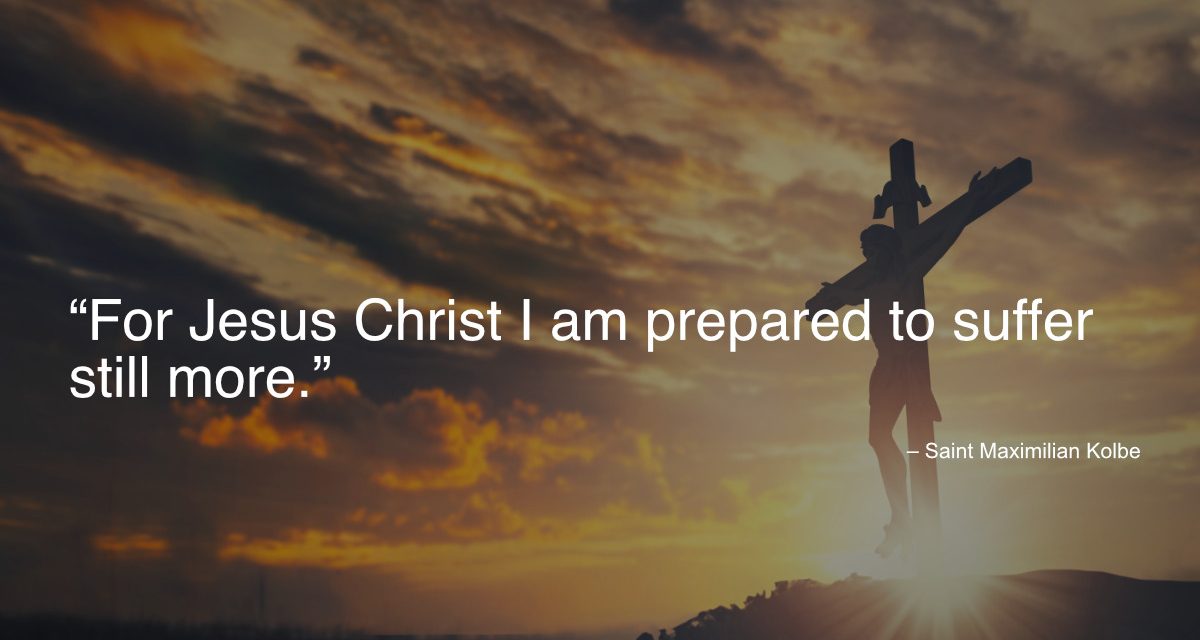 Daily Quote — Saint Maximilian Kolbe
