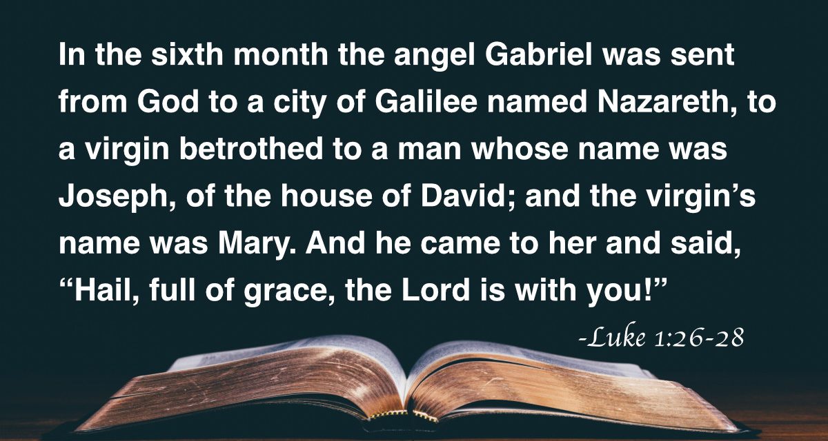 Your Daily Bible Verses — Luke 1:26-28