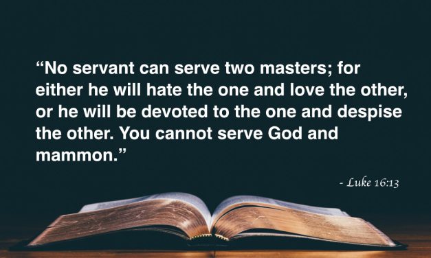Your Daily Bible Verses — Luke 16:13