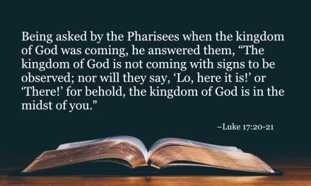 Your Daily Bible Verses — Luke 17:20-21