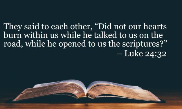 Your Daily Bible Verses — Luke 24:32