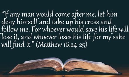 Your Daily Bible Verses — Matthew 16:24-25
