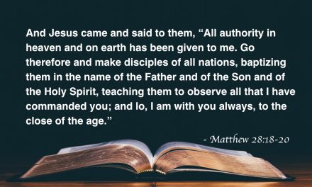Your Daily Bible Verses — Matthew 28:18-20