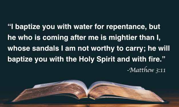 Your Daily Bible Verses — Matthew 3:11