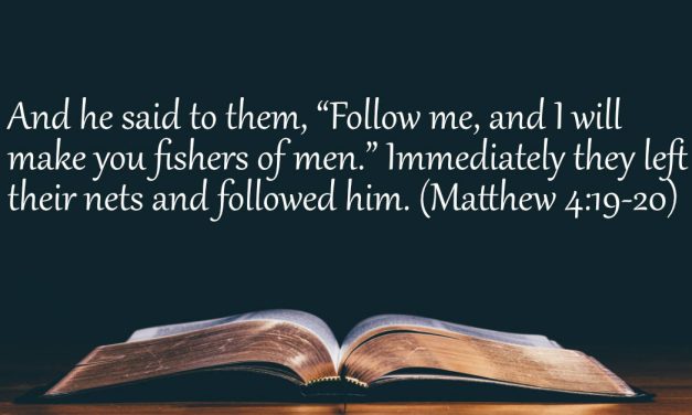 Your Daily Bible Verses — Matthew 4:19-20